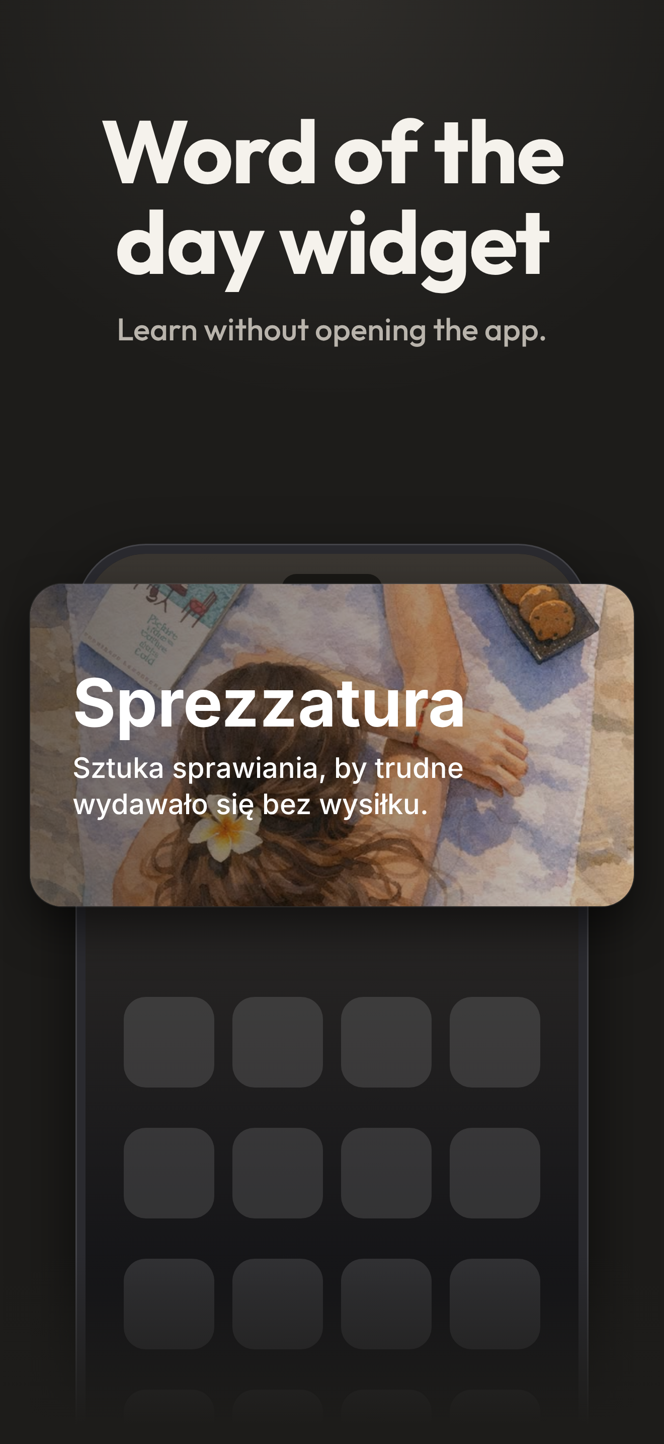 Widżet słowa dnia