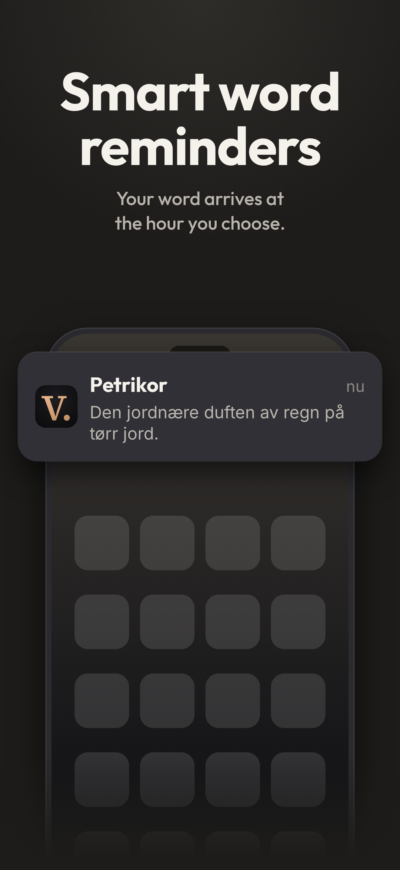 Smarta ordpåminnelser