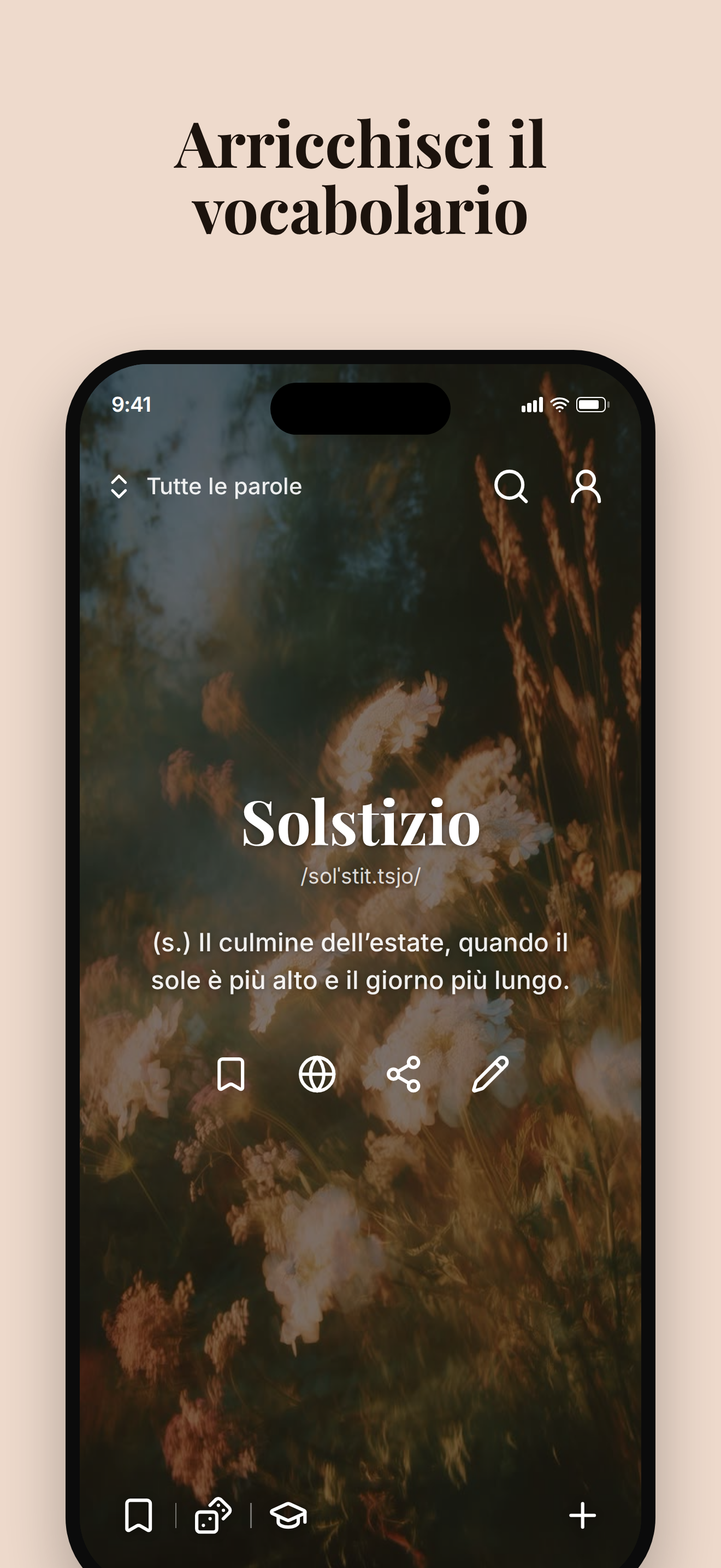 Arricchisci il vocabolario