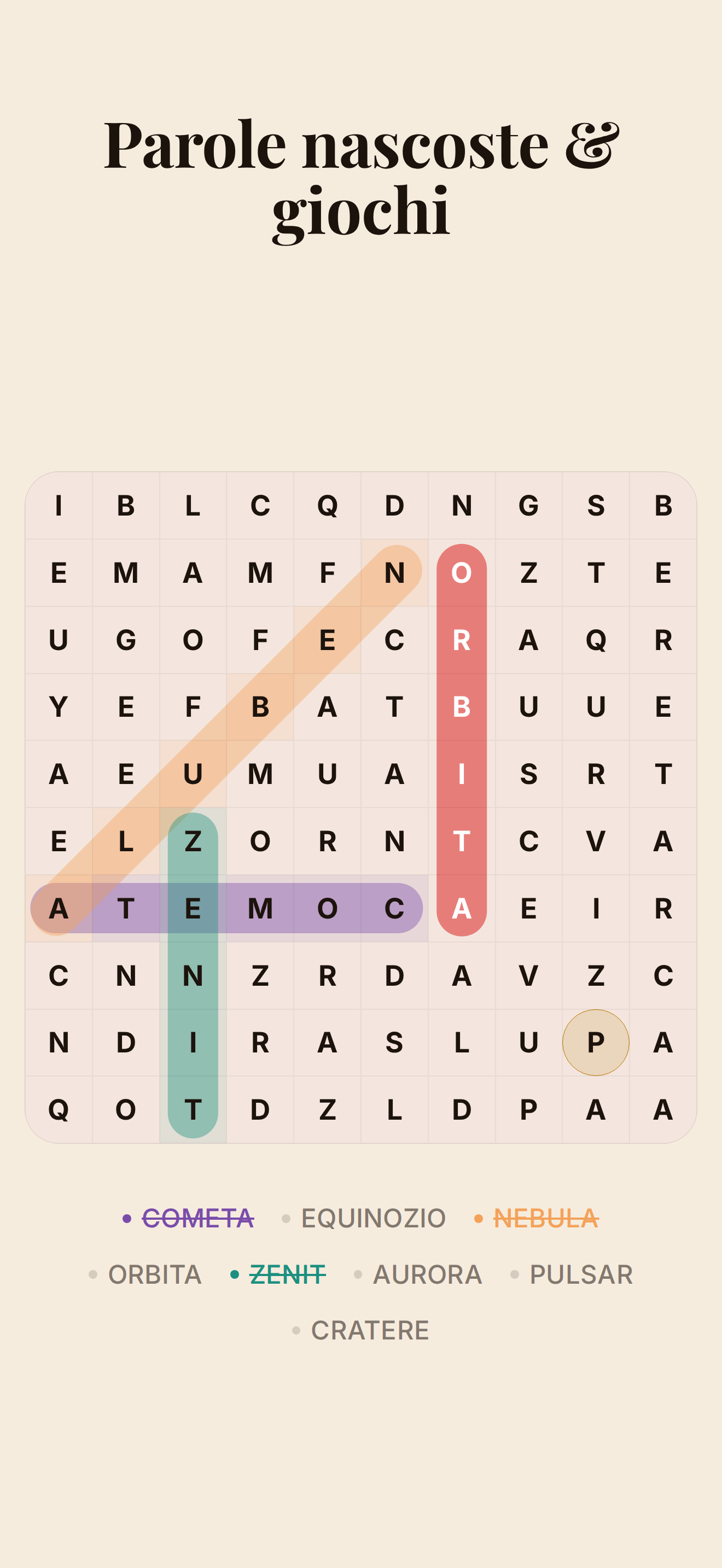 Parole nascoste & giochi