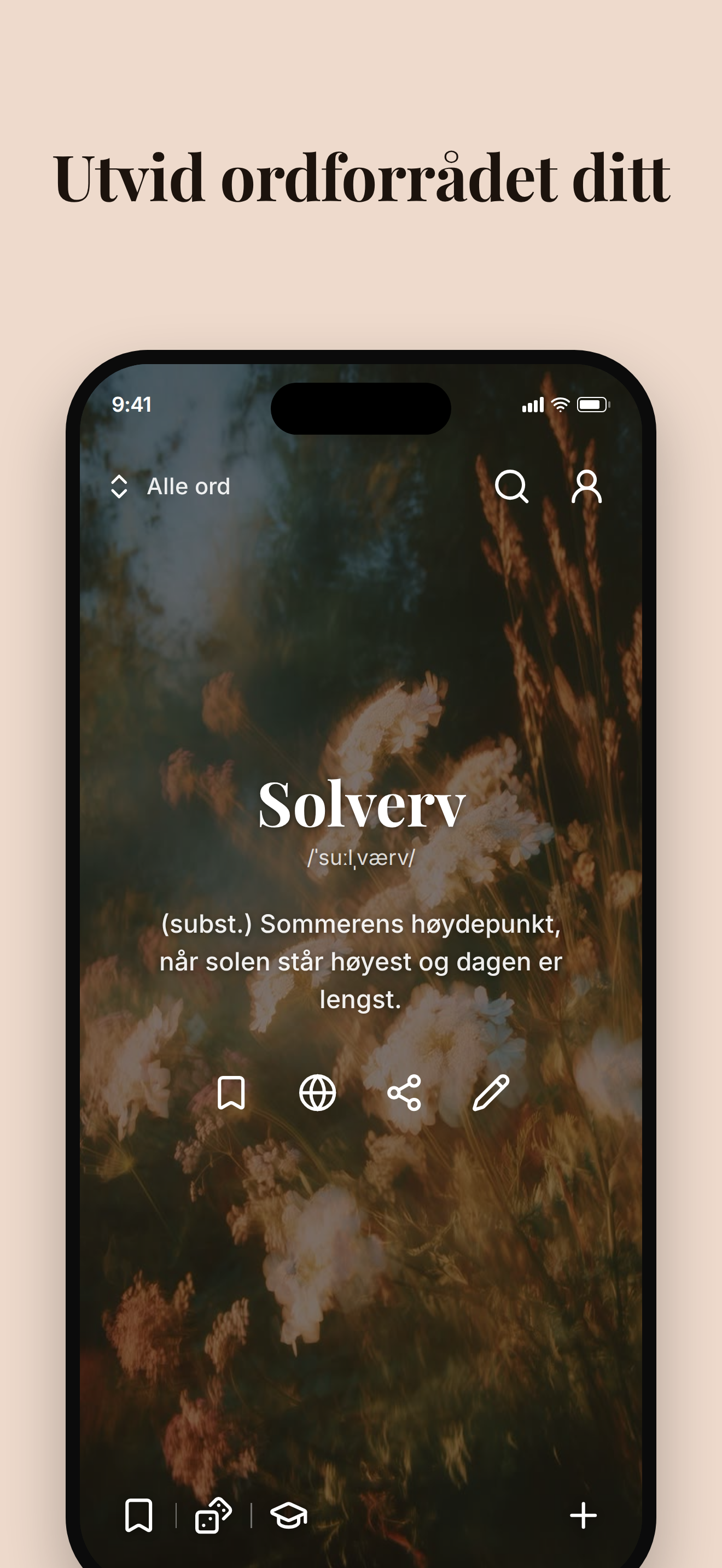 Utvid ordforrådet ditt