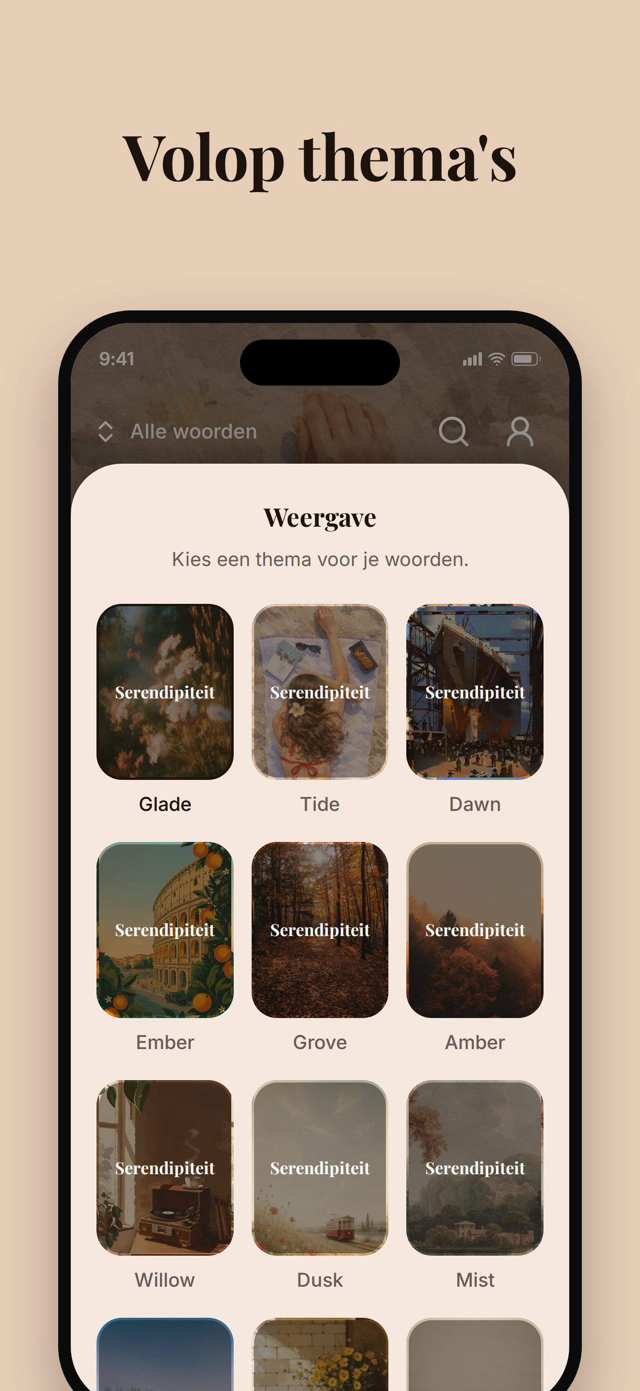 Volop thema's
