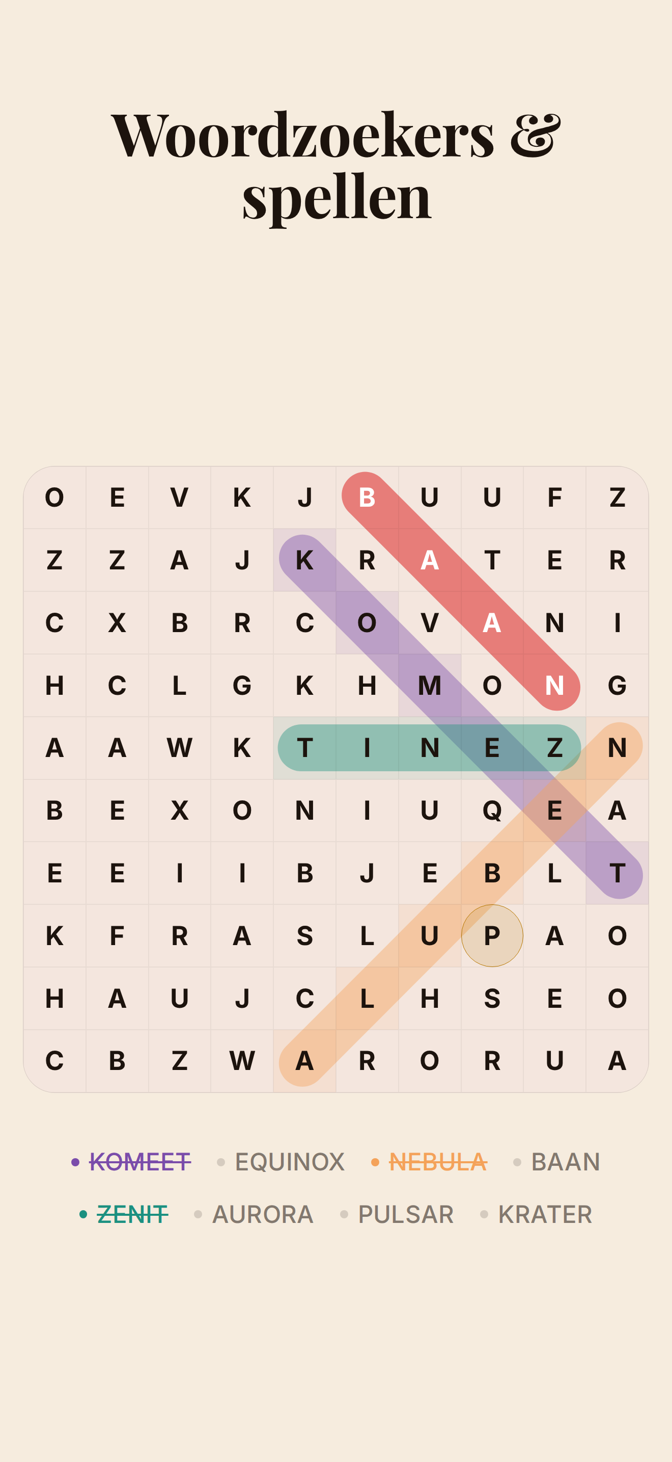 Woordzoekers & spellen