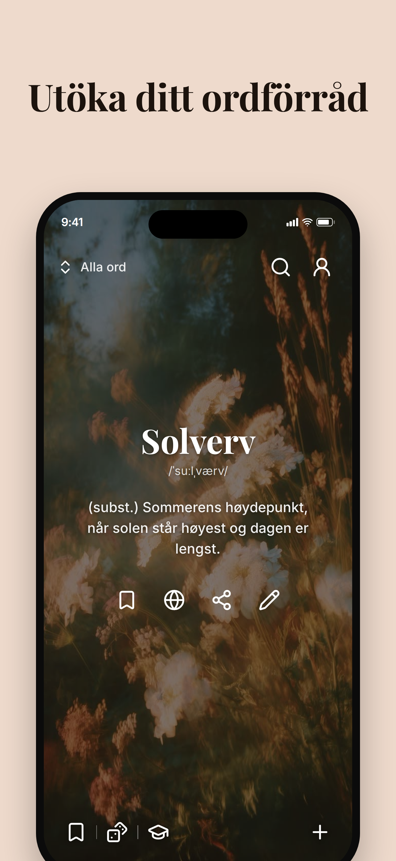 Utöka ditt ordförråd