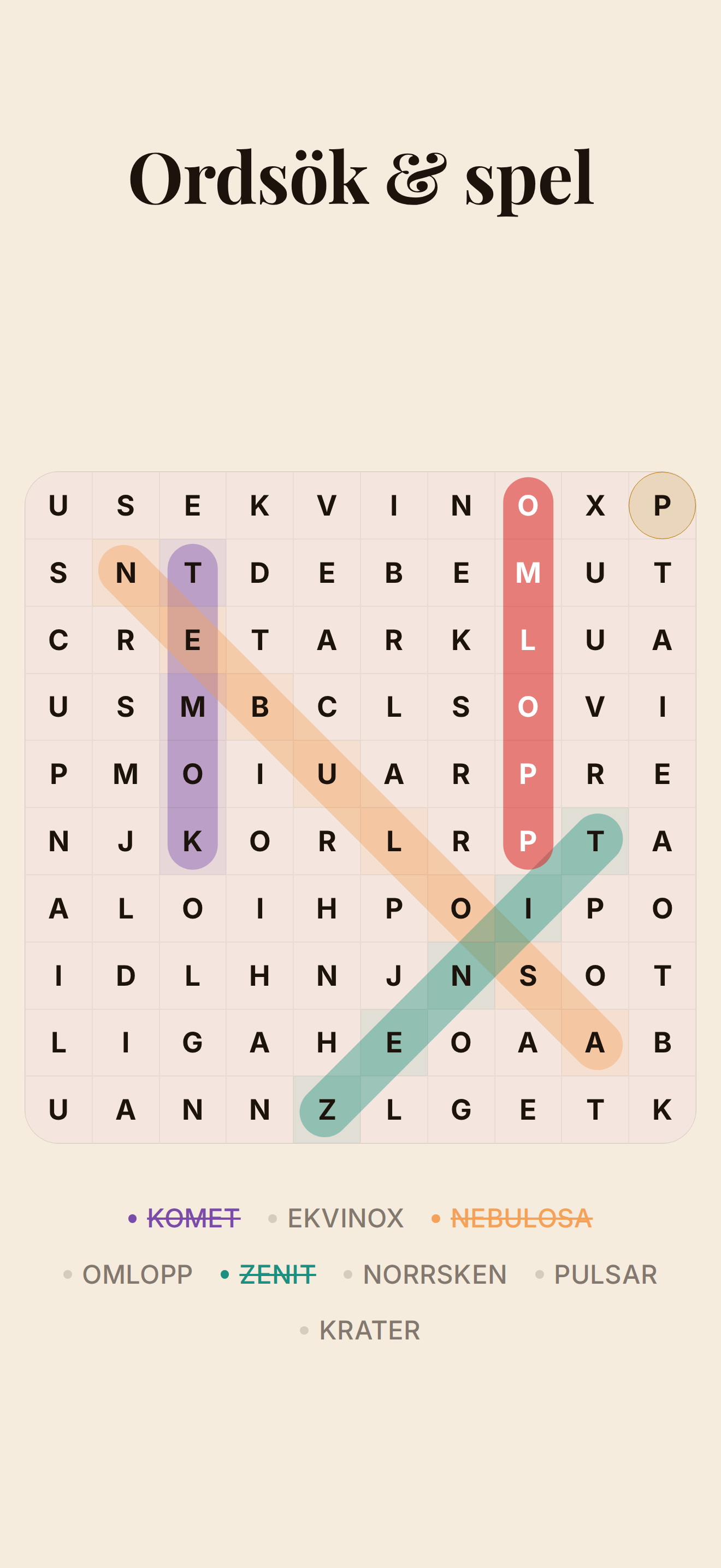 Ordsök & spel